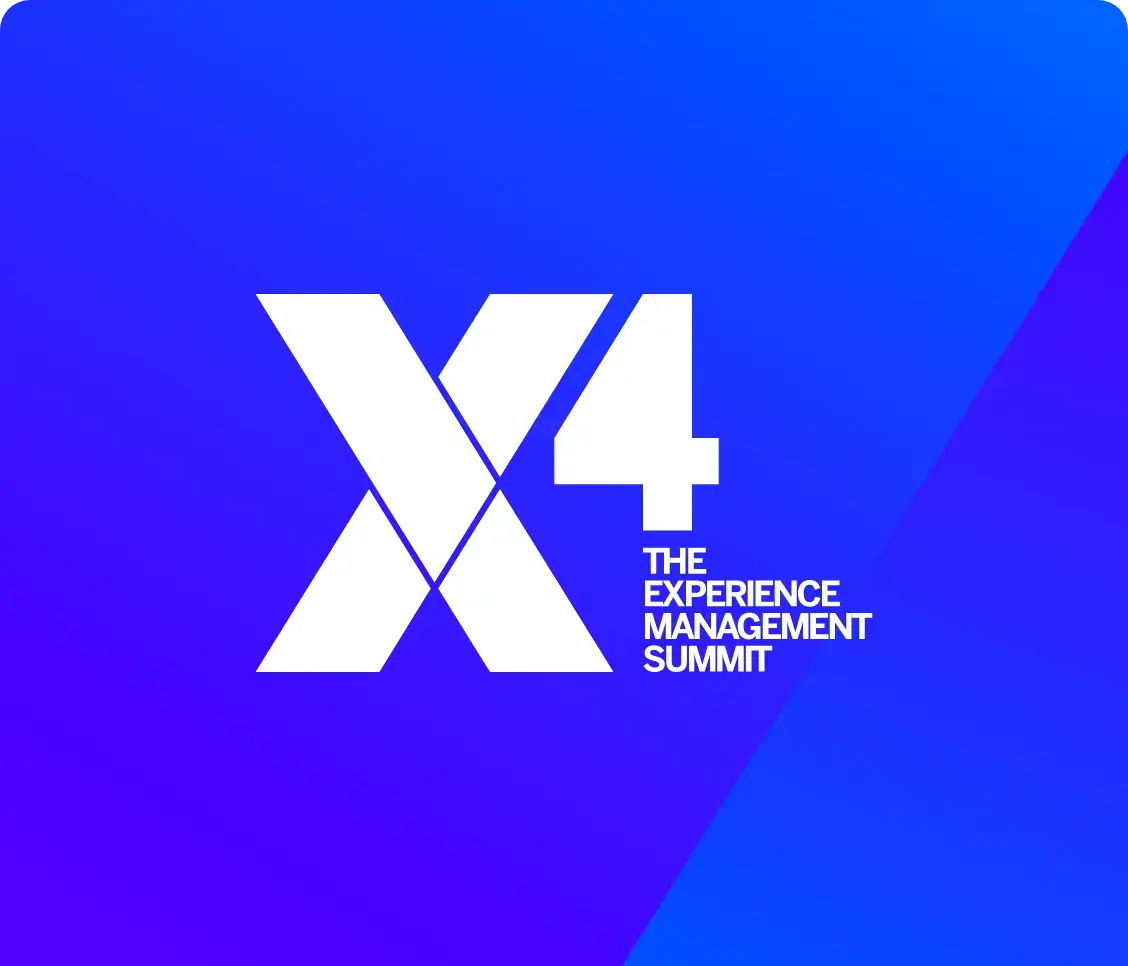 X4 Summit logo with Blue Background