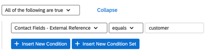 conditions for a generic value field